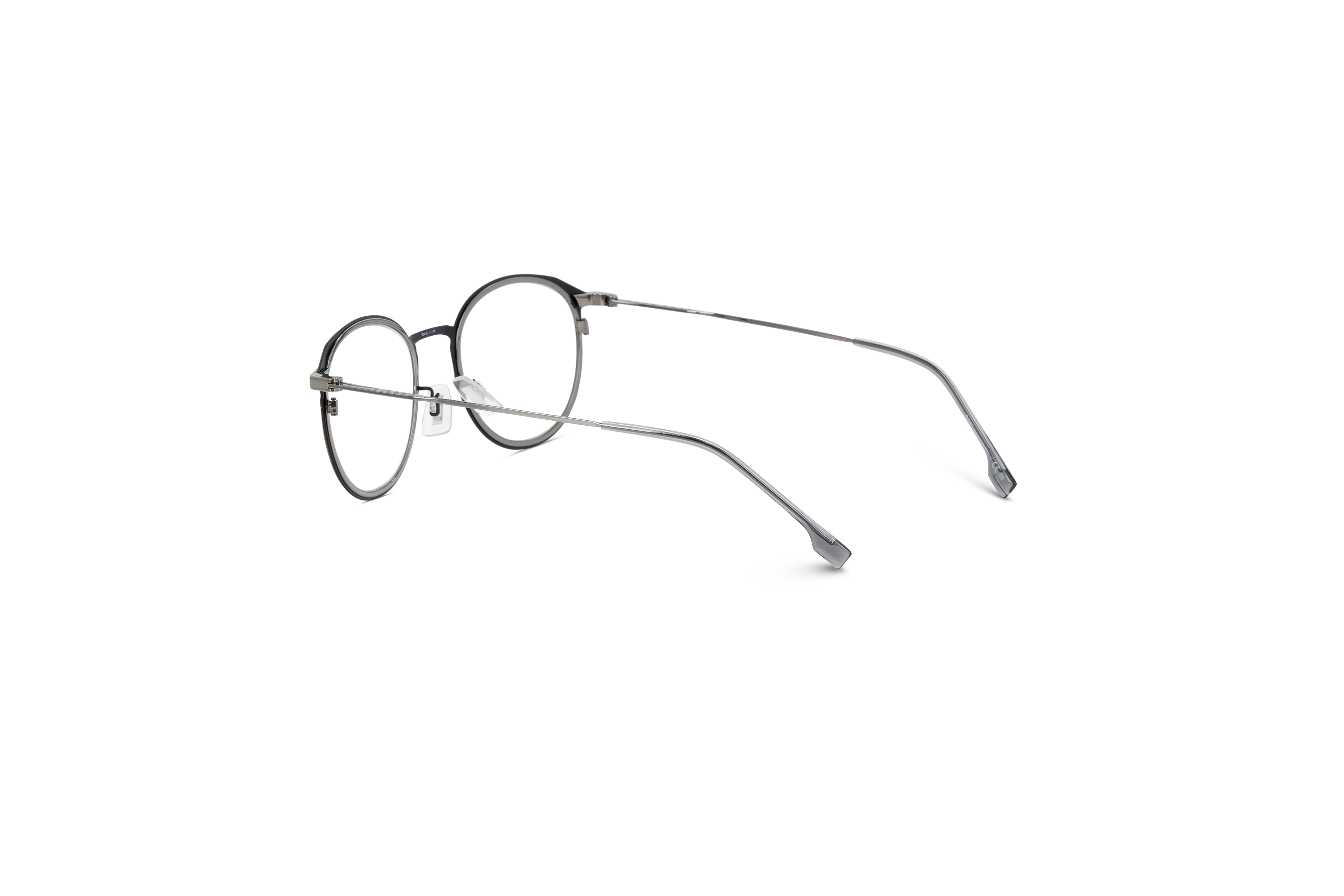 Die Brille BOSS 1198 in Schwarz mit Innenansicht.