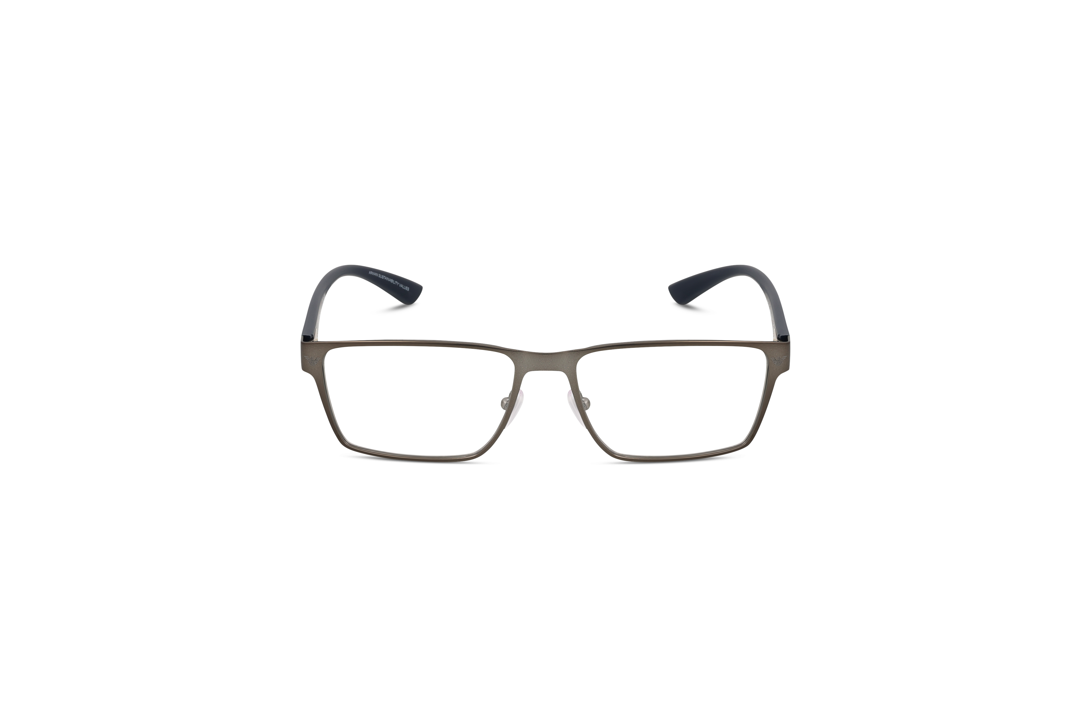 Emporio Armani EA1157 Herren Brille mit und ohne Sehstärke / Metallisch / rechteckig