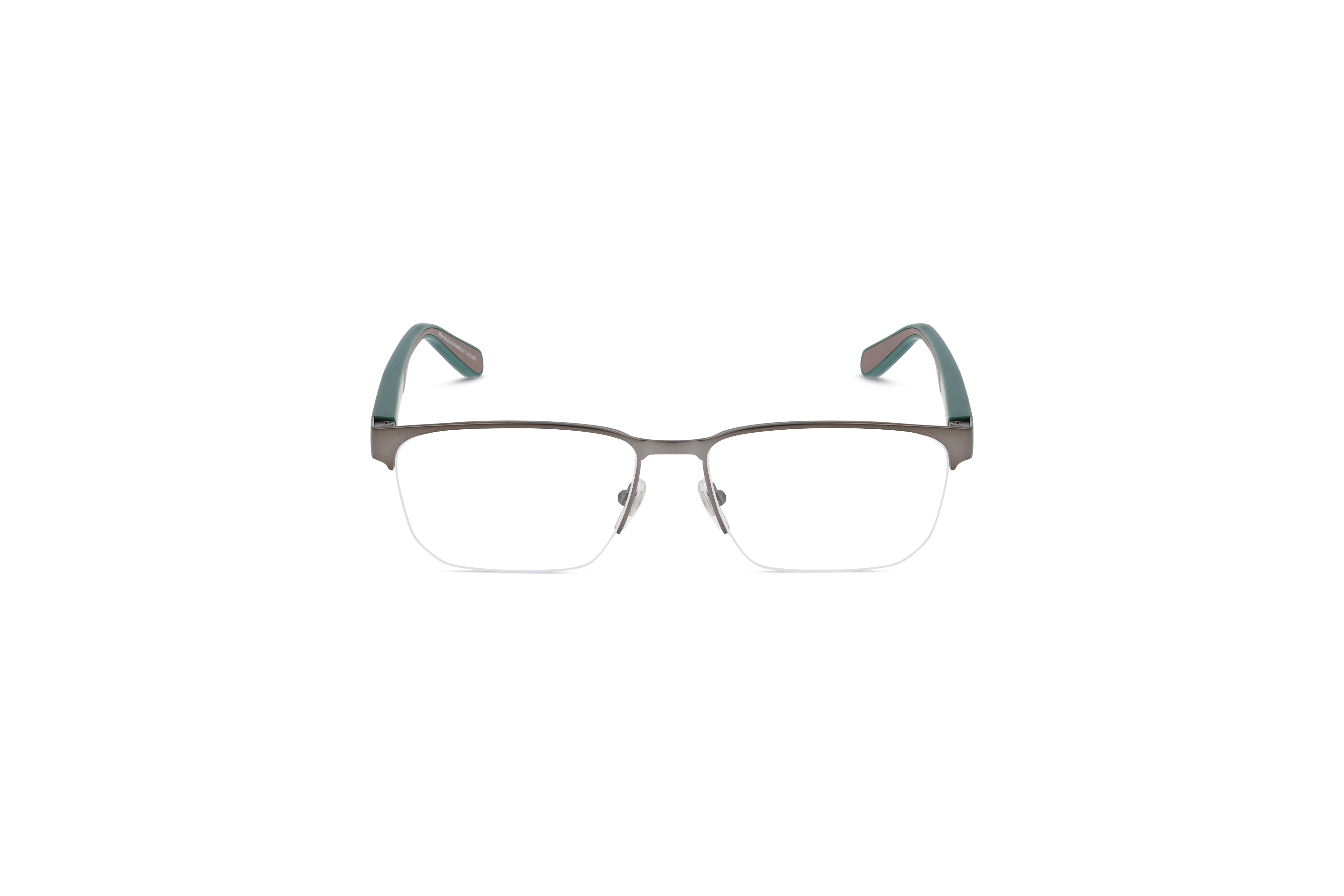 Emporio Armani EA1162 Herren Brille mit und ohne Sehstärke / Metallisch / rechteckig
