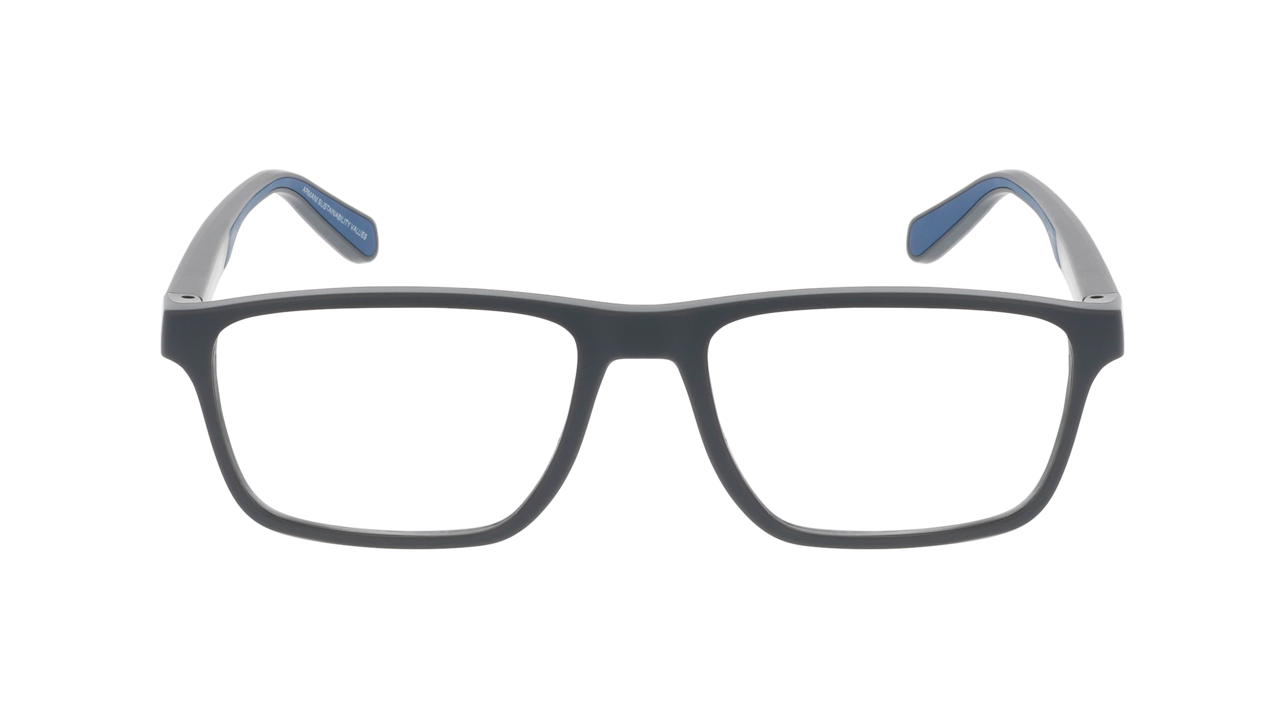 Emporio Armani EA3233 Herren Brille mit und ohne Sehstärke / Grau / rechteckig