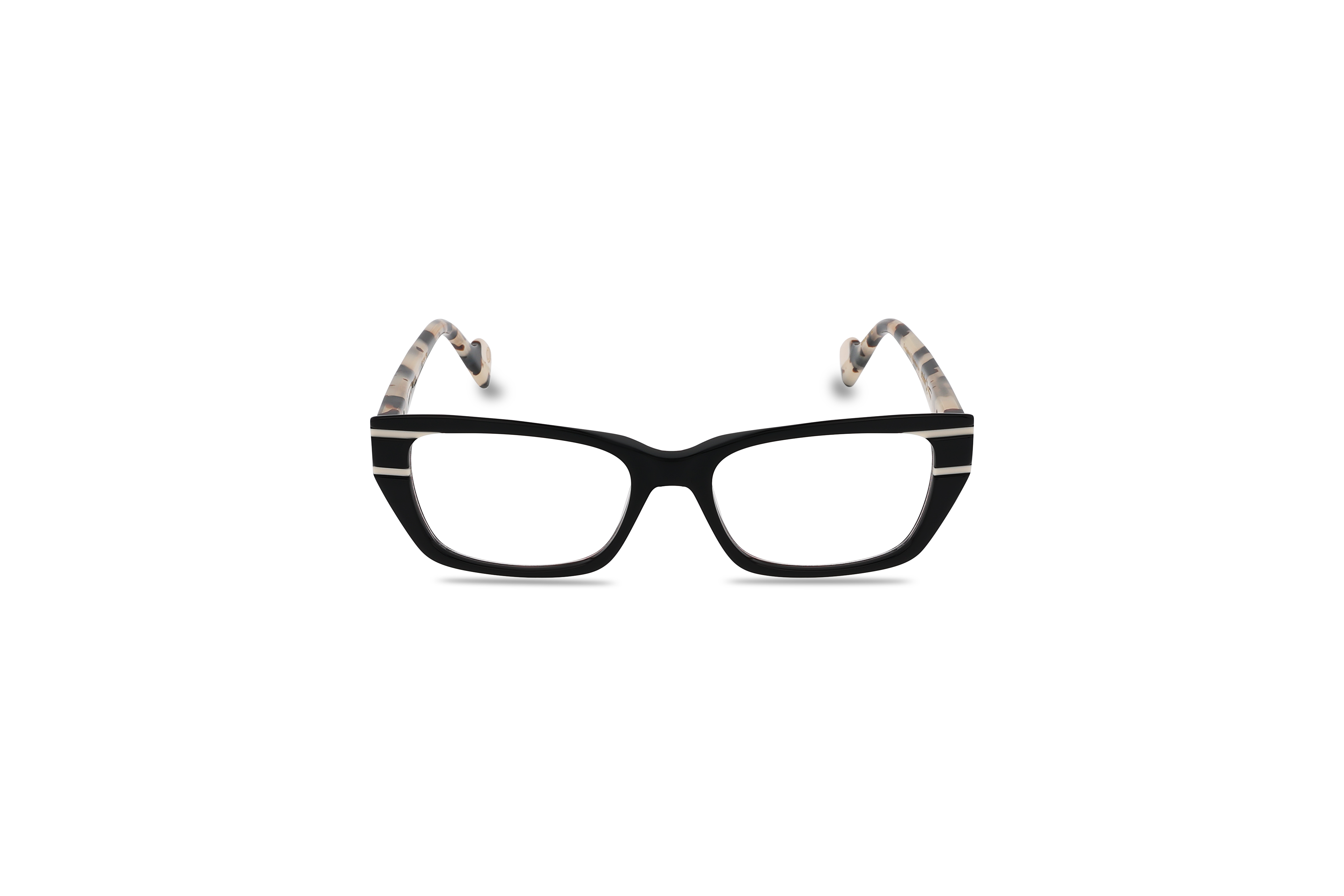 Etnia Barcelona MIXURA NO4 Damen Brille mit und ohne Sehstärke / Schwarz / rechteckig
