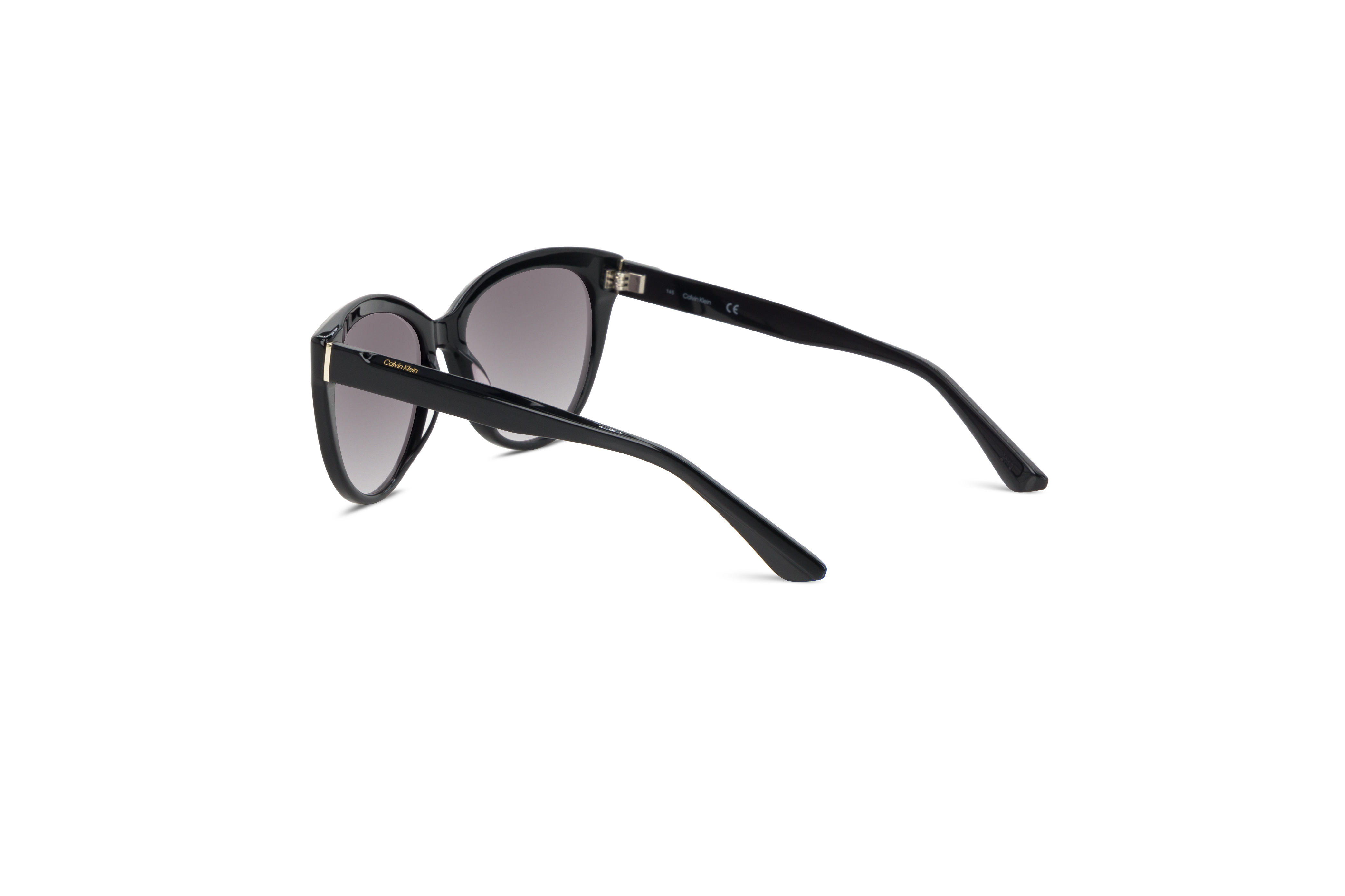 Die Sonnenbrille Calvin Klein CK22520S in Schwarz mit Innenansicht.