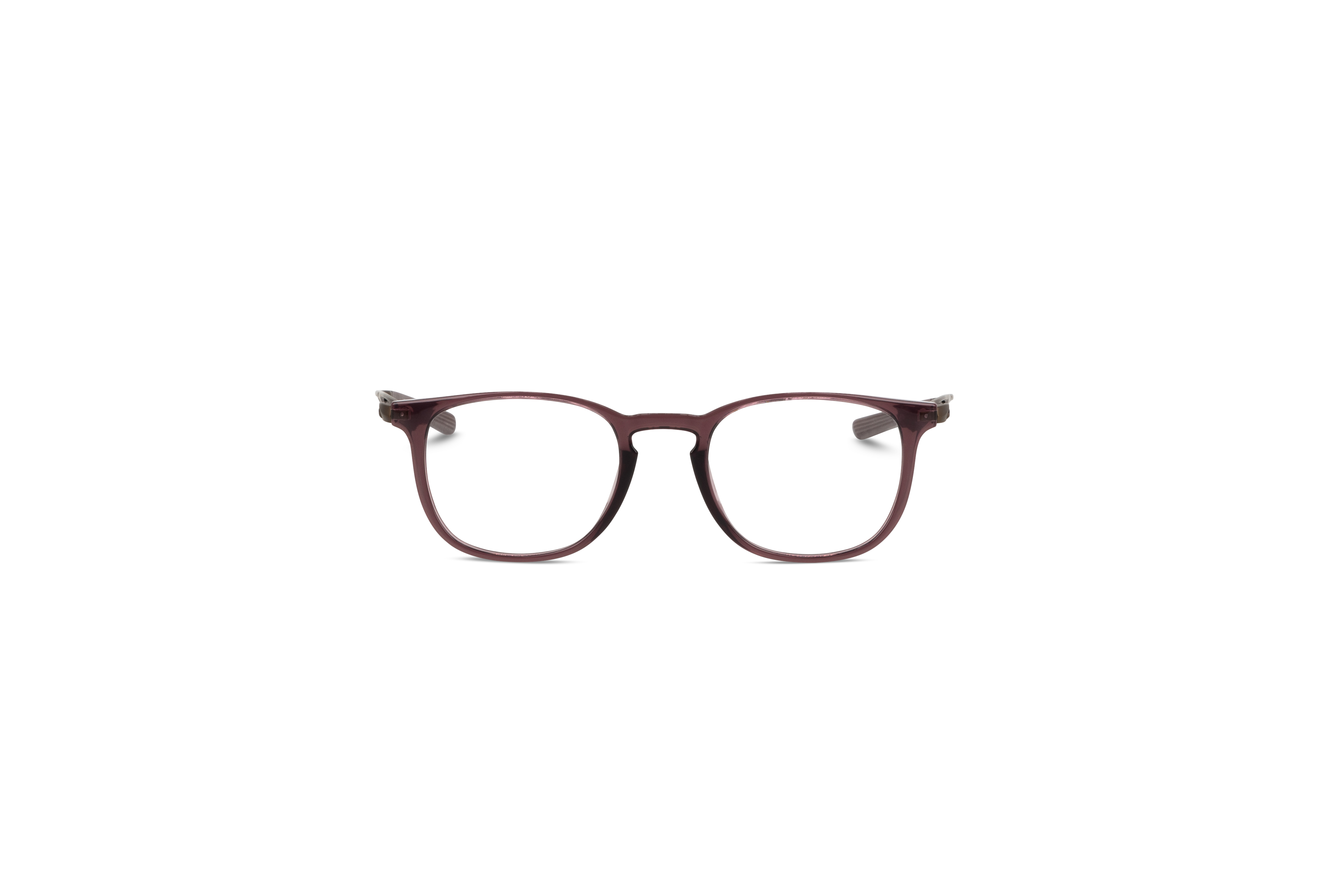 Die Brille Nike 7151 in Rot auf weißem Hintergrund in Frontalansicht.