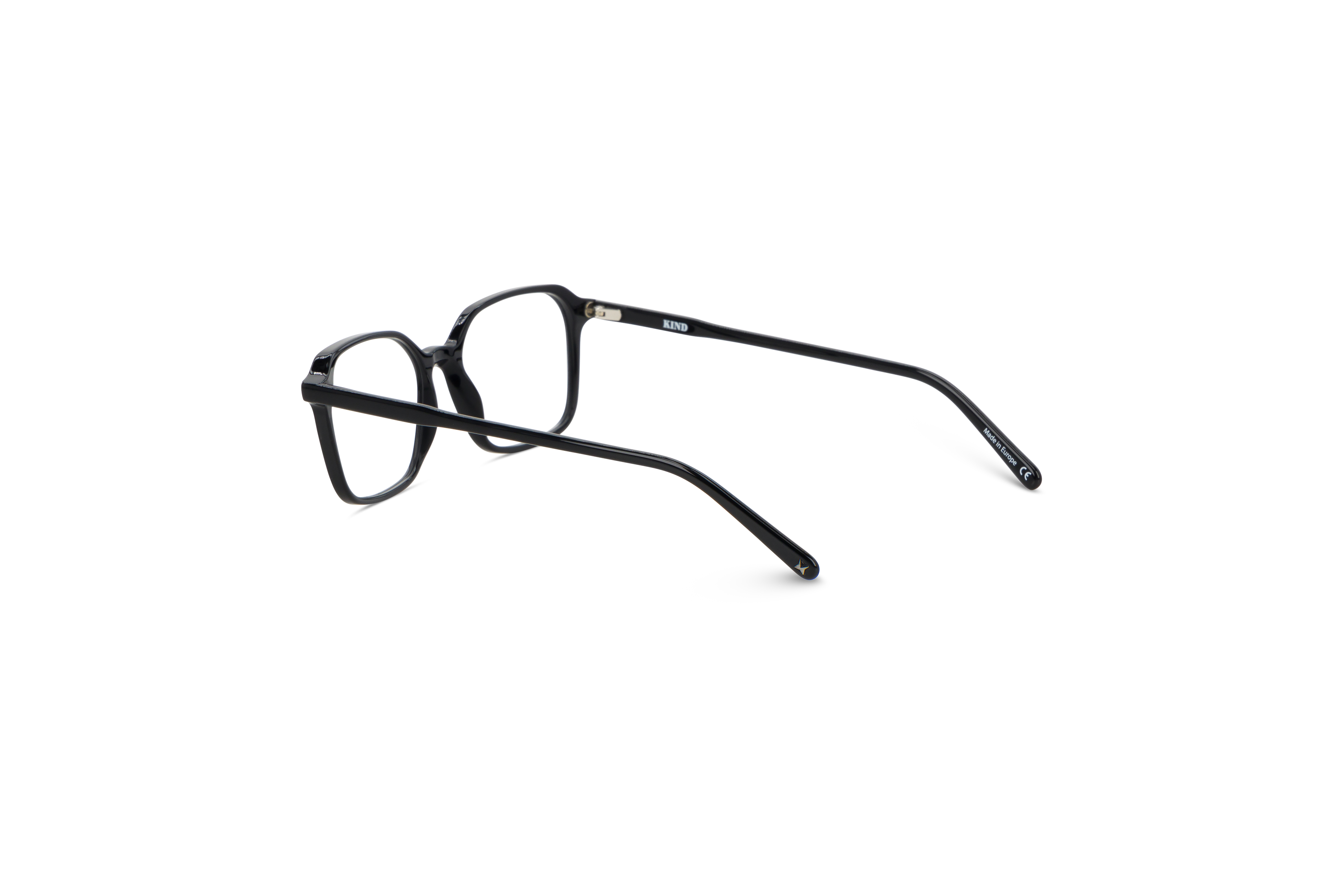 Die Brille KIND Nembus in Schwarz mit Innenansicht.