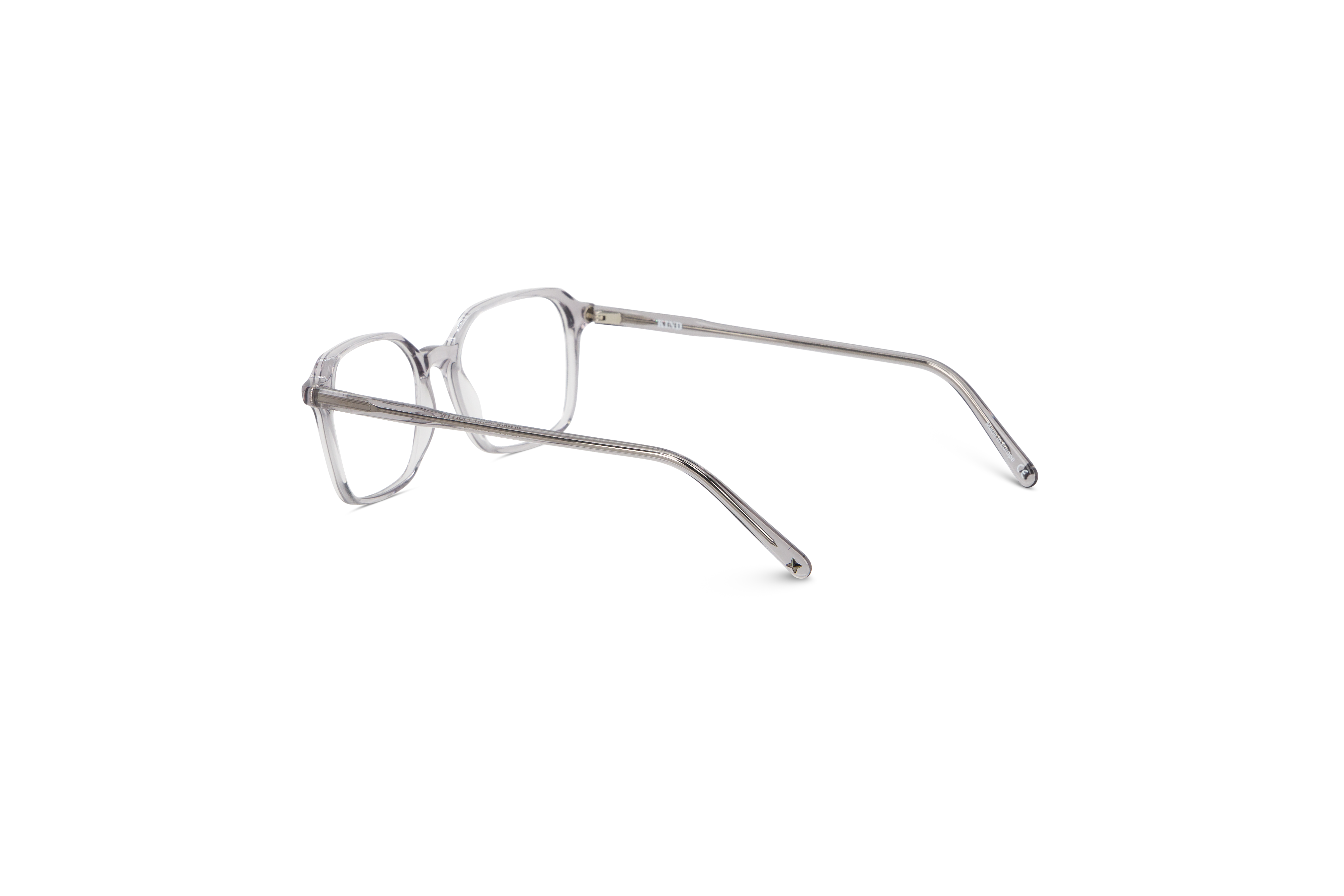 Die Brille KIND Nembus in Transparent mit Innenansicht.